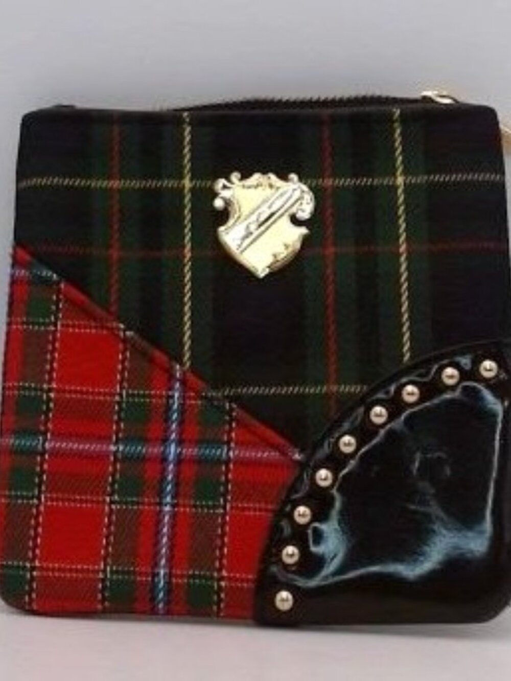 MAC Cosmetics - Plaid Makeup Bag / Coin Purse,‎ BRAND NEW